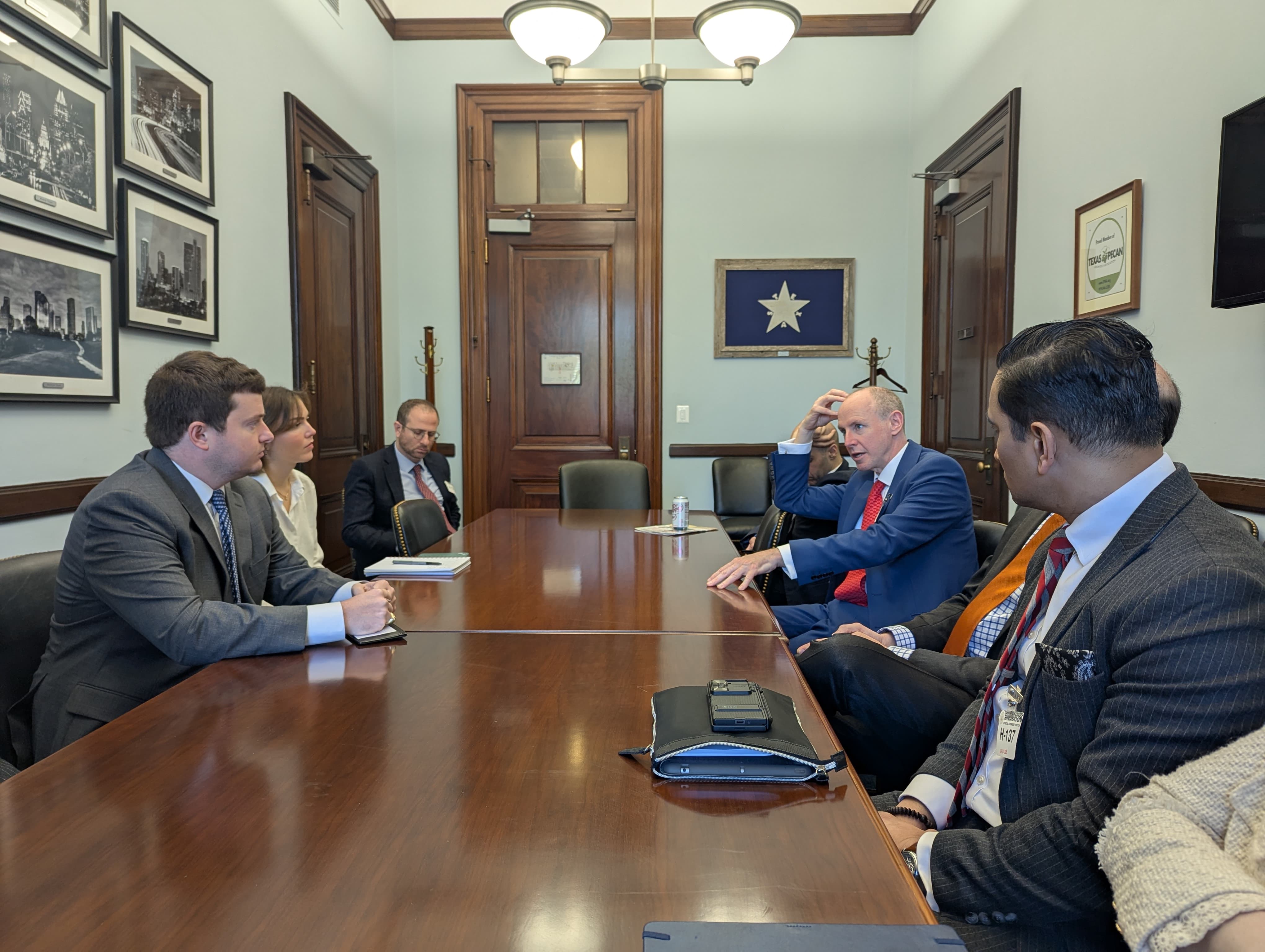 The delegation also met with Senators and their teams, including Sen Ted Cruz (R-TX) and Sen Roger Wicker (R-MS)
